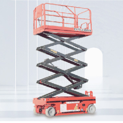 防撞栏和剪叉升降平台